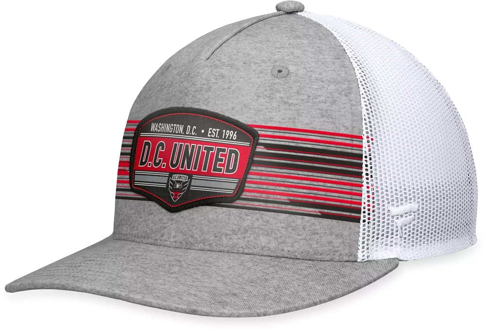 MLS Adult D.C. United Stroke Grey Trucker Hat