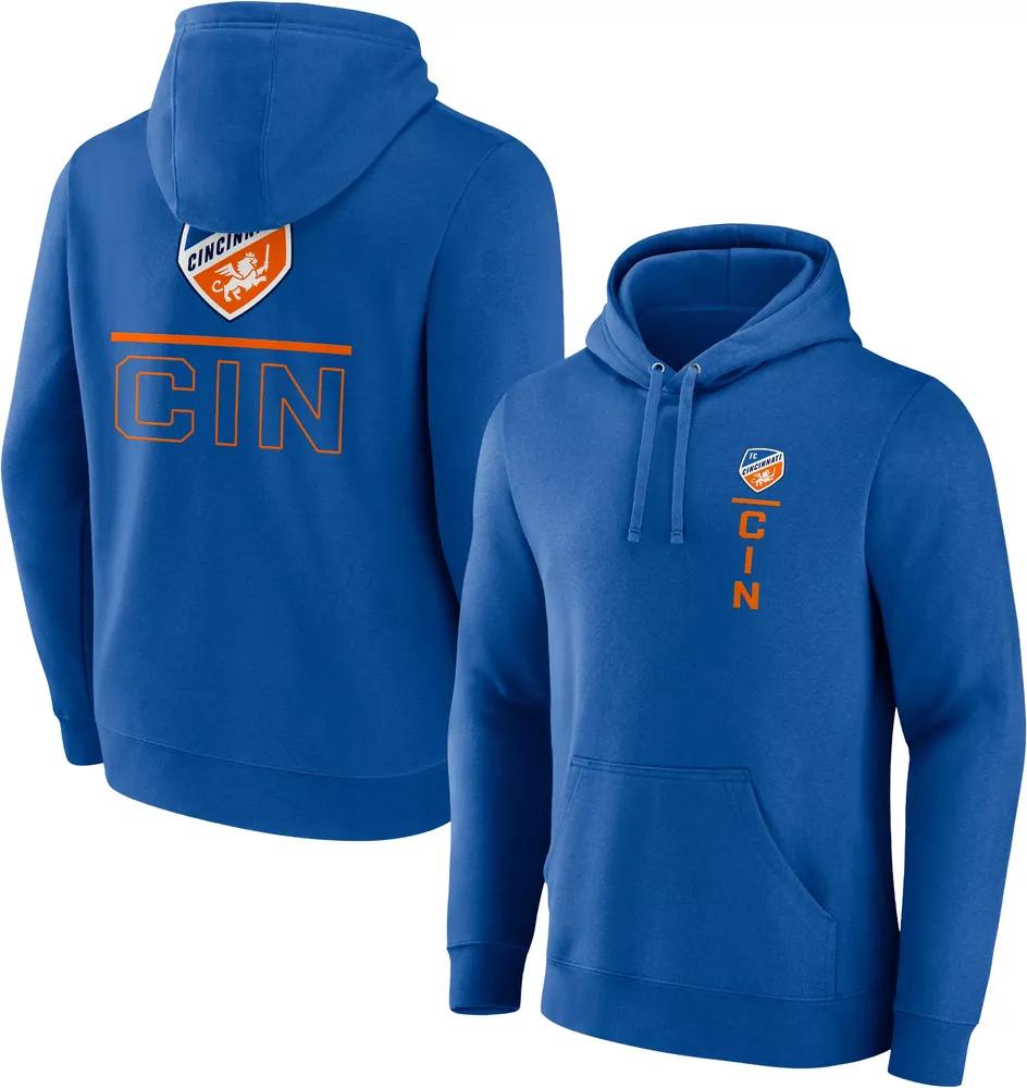 MLS FC Cincinnati Sideline Blue Pullover Hoodie