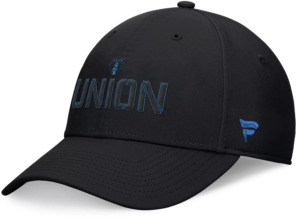 MLS Adult Philadelphia Union Fundamental Black Flexfit Hat