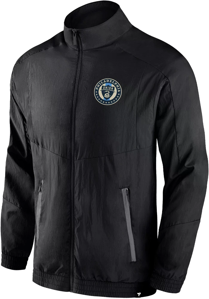 MLS Adult Philadelphia Union Header Blackout Black Full-Zip Jacket