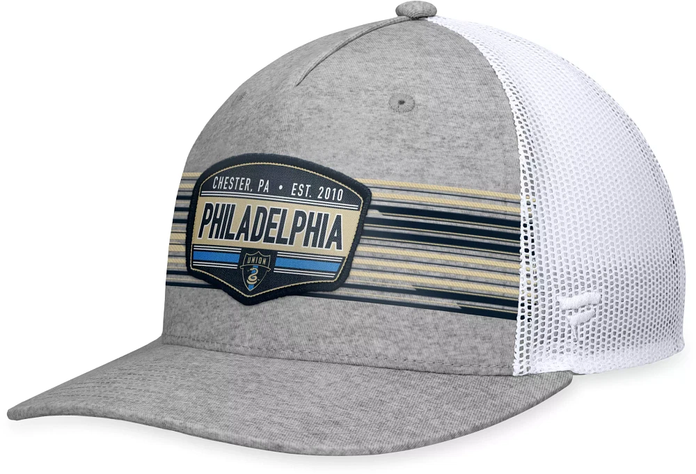 MLS Adult Philadelphia Union Stroke Grey Trucker Hat