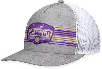 MLS Adult Orlando City Stroke Grey Trucker Hat