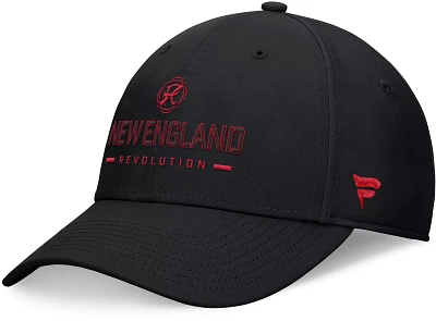 MLS Adult New England Revolution Fundamental Black Flexfit Hat