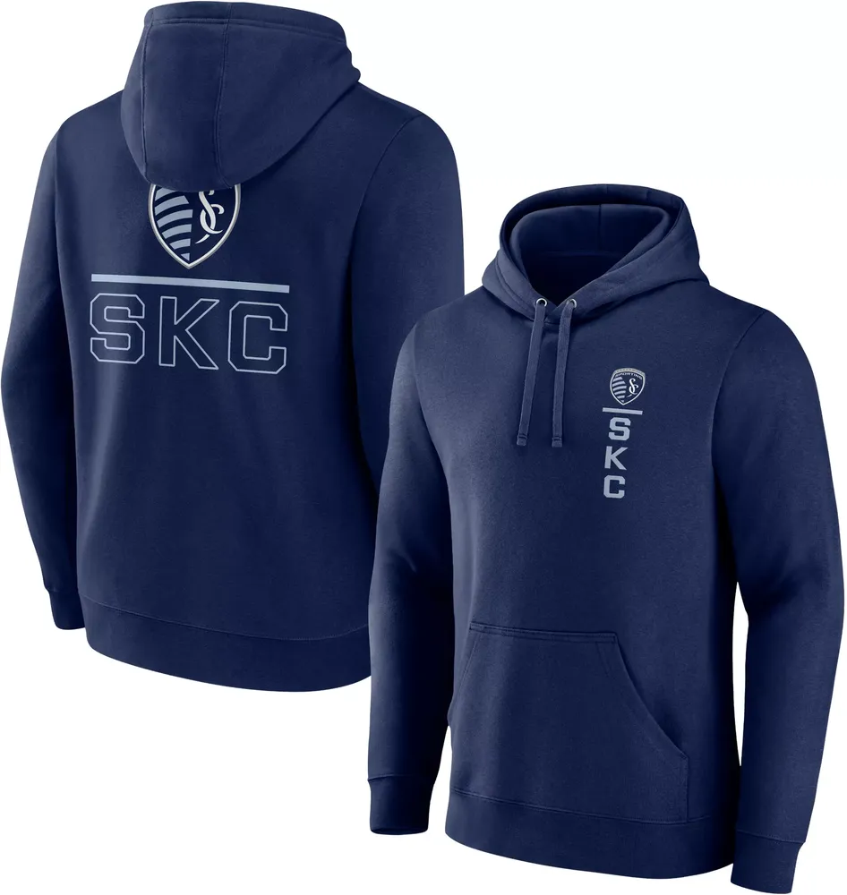 MLS Adult Sporting Kansas City Sideline Navy Pullover Hoodie