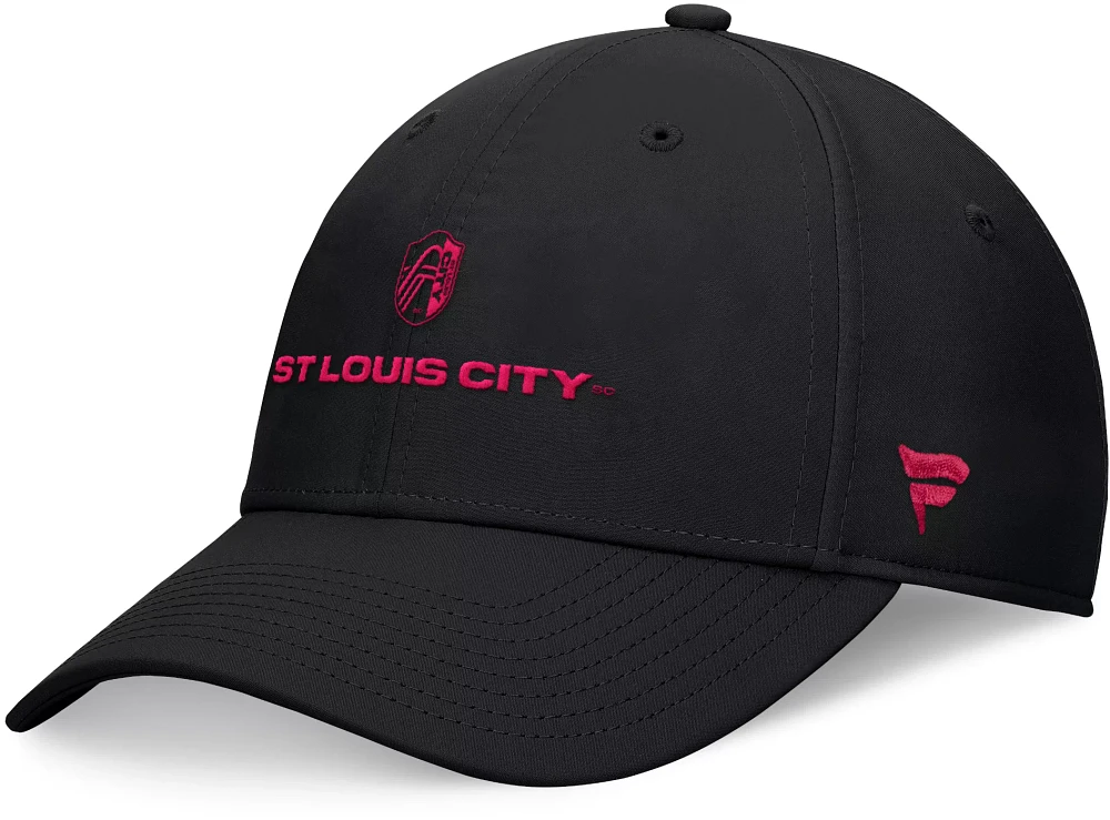 MLS Adult St. Louis City SC Fundamental Black Flexfit Hat