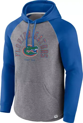 NCAA Men's Florida Gators Grey Raglan Pullover Hoodie