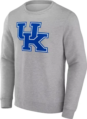 NCAA Men's Kentucky Wildcats Grey Heritage Crew Neck Sweatshirt