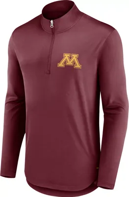 NCAA Men's Minnesota Golden Gophers Maroon Logo Quarter-Zip