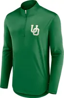 NCAA Men's Oregon Ducks Green Logo Quarter-Zip