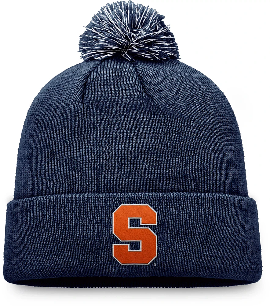 Top of the World Men's Syracuse Orange Blue Pom Knit Beanie