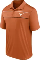 NCAA Men's Texas Longhorns Burnt Orange Defender Embossed Polo