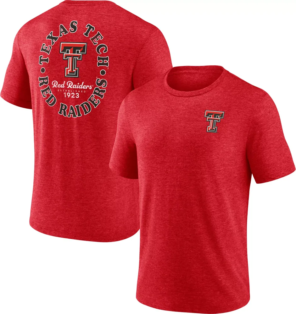 NCAA Men's Texas Tech Red Raiders Old School Football Tri-Blend T-Shirt