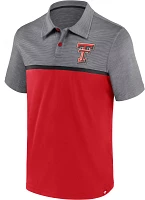 NCAA Men's Texas Tech Red Raiders Grey/Red Fundamentals Streaky Polo