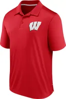 NCAA Men's Wisconsin Badgers Red Polo