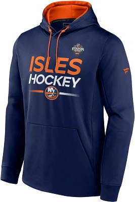 NHL 2023-2024 Stadium Series New York Islanders Authentic Pro Navy Fleece Pullover Hoodie