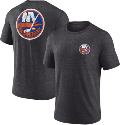 NHL New York Islanders Shoulder Patch Grey T-Shirt