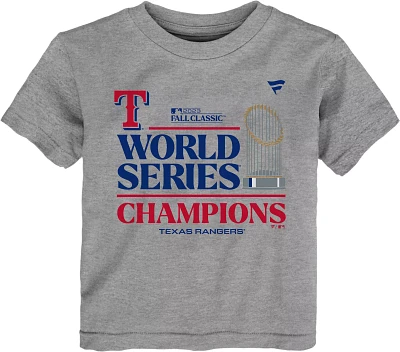 MLB Team Apparel Toddler 2023 World Series Champions Texas Rangers Locker Room T-Shirt