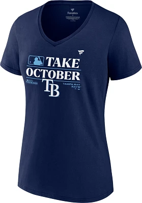 MLB Women's 2023 Postseason "Take October" Tampa Bay Rays Locker Room T-Shirt