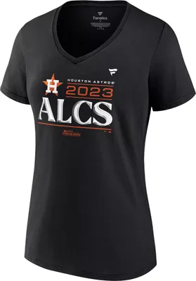 MLB Women's 2023 Division Series Champions Houston Astros Locker Room V-Neck T-Shirt