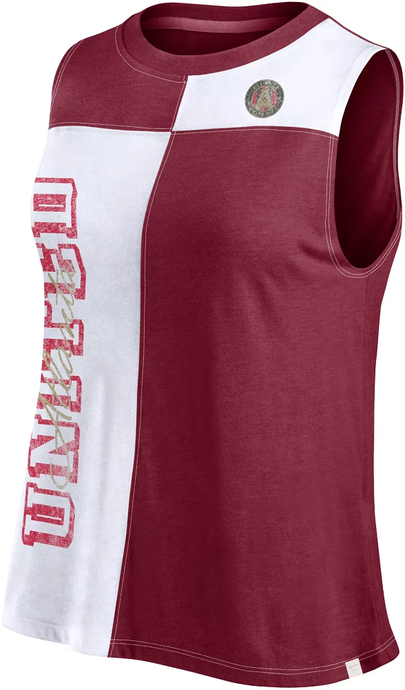 MLS Women's Atlanta United Color-Block Maroon Tank Top