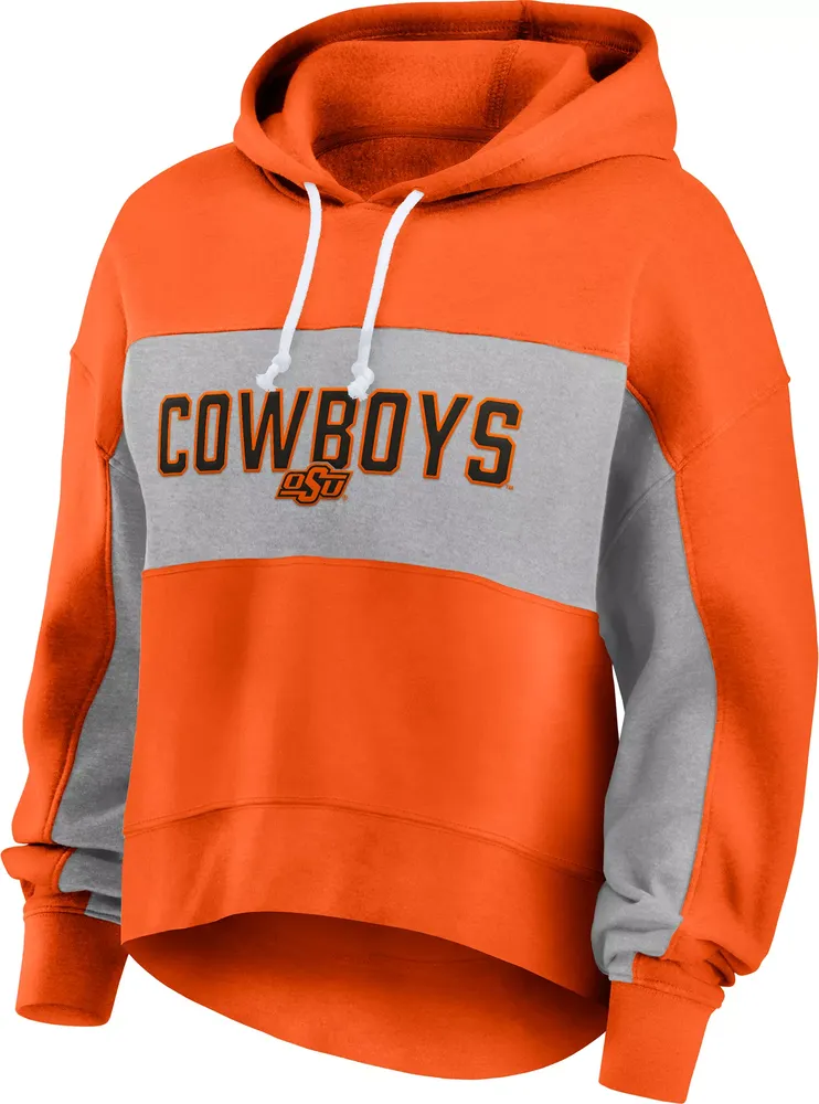 NCAA Women's Oklahoma State Cowboys Orange Pullover Hoodie