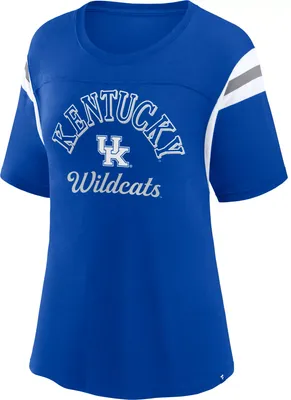 NCAA Women's Kentucky Wildcats Blue BiBlend Colorblock T-Shirt