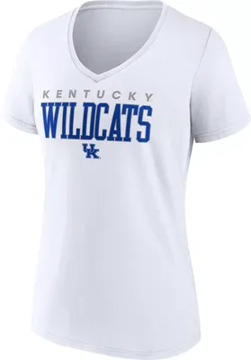 NCAA Women's Kentucky Wildcats White Promo Logo T-Shirt