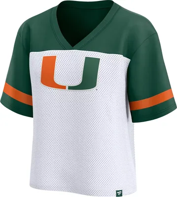 NCAA Women's Miami Hurricanes White Mesh Fashion Jersey