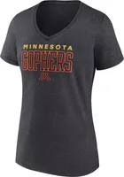 NCAA Women's Minnesota Golden Gophers Grey Promo Logo T-Shirt