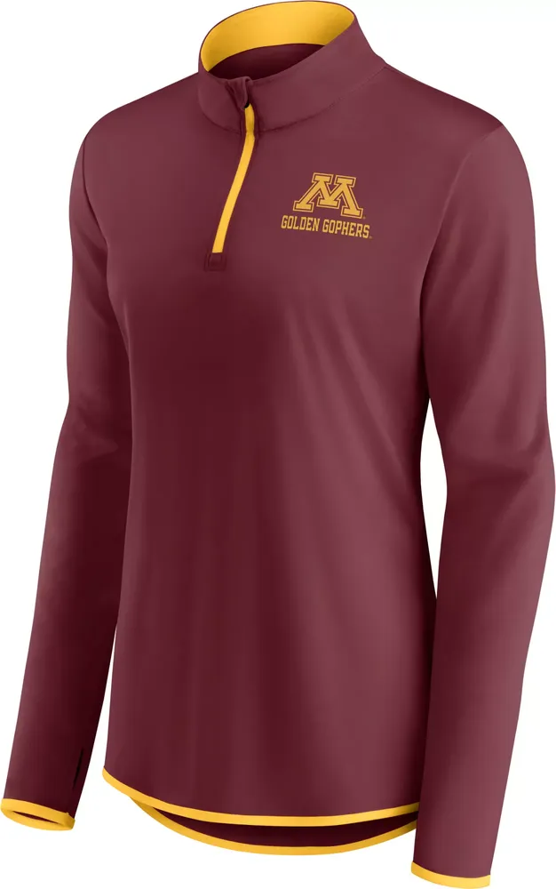 NCAA Women's Minnesota Golden Gophers Maroon Lightweight Quarter-Zip