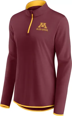 NCAA Women's Minnesota Golden Gophers Maroon Lightweight Quarter-Zip