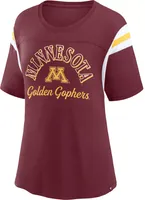 NCAA Women's Minnesota Golden Gophers Maroon BiBlend Colorblock T-Shirt