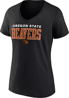 NCAA Women's Oregon State Beavers Black Promo Logo T-Shirt