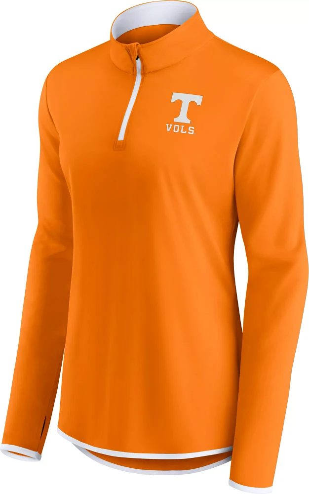 NCAA Women's Tennessee Volunteers Orange Lightweight Quarter-Zip