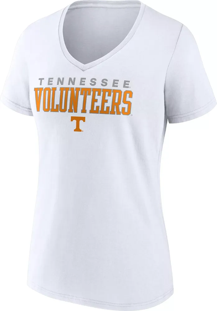 NCAA Women's Tennessee Volunteers White Promo Logo T-Shirt