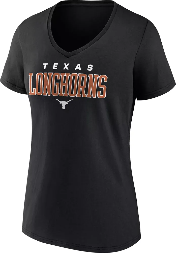 NCAA Women's Texas Longhorns Black Promo Logo T-Shirt