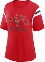 NCAA Women's Texas Tech Red Raiders Red BiBlend Colorblock T-Shirt