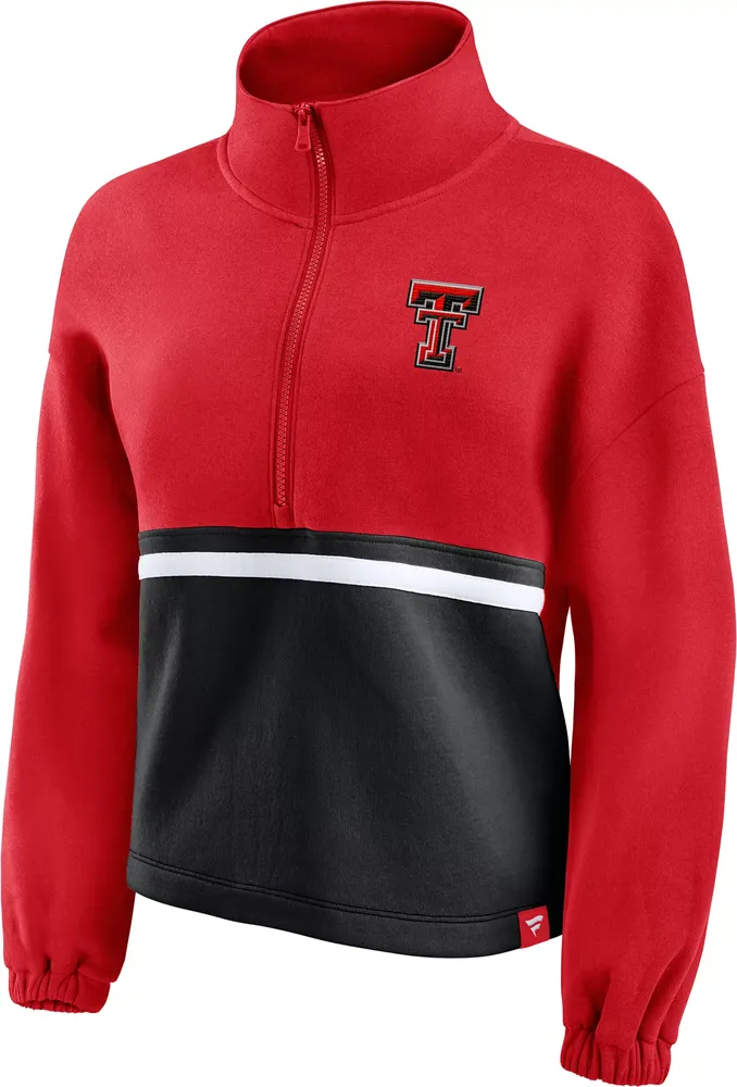 NCAA Women's Texas Tech Red Raiders Colorblock 1/2 Zip