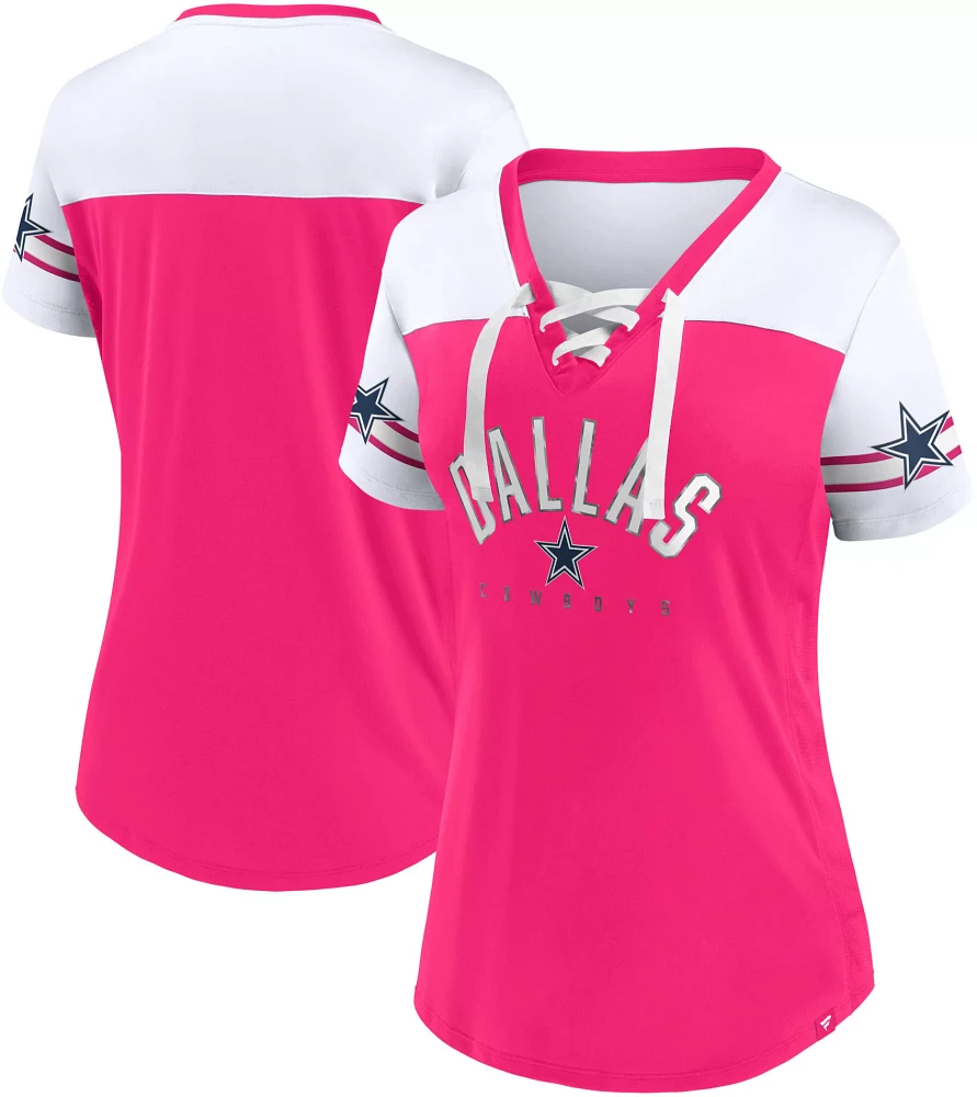 NFL Women's Dallas Cowboys Pink Jersey T-Shirt