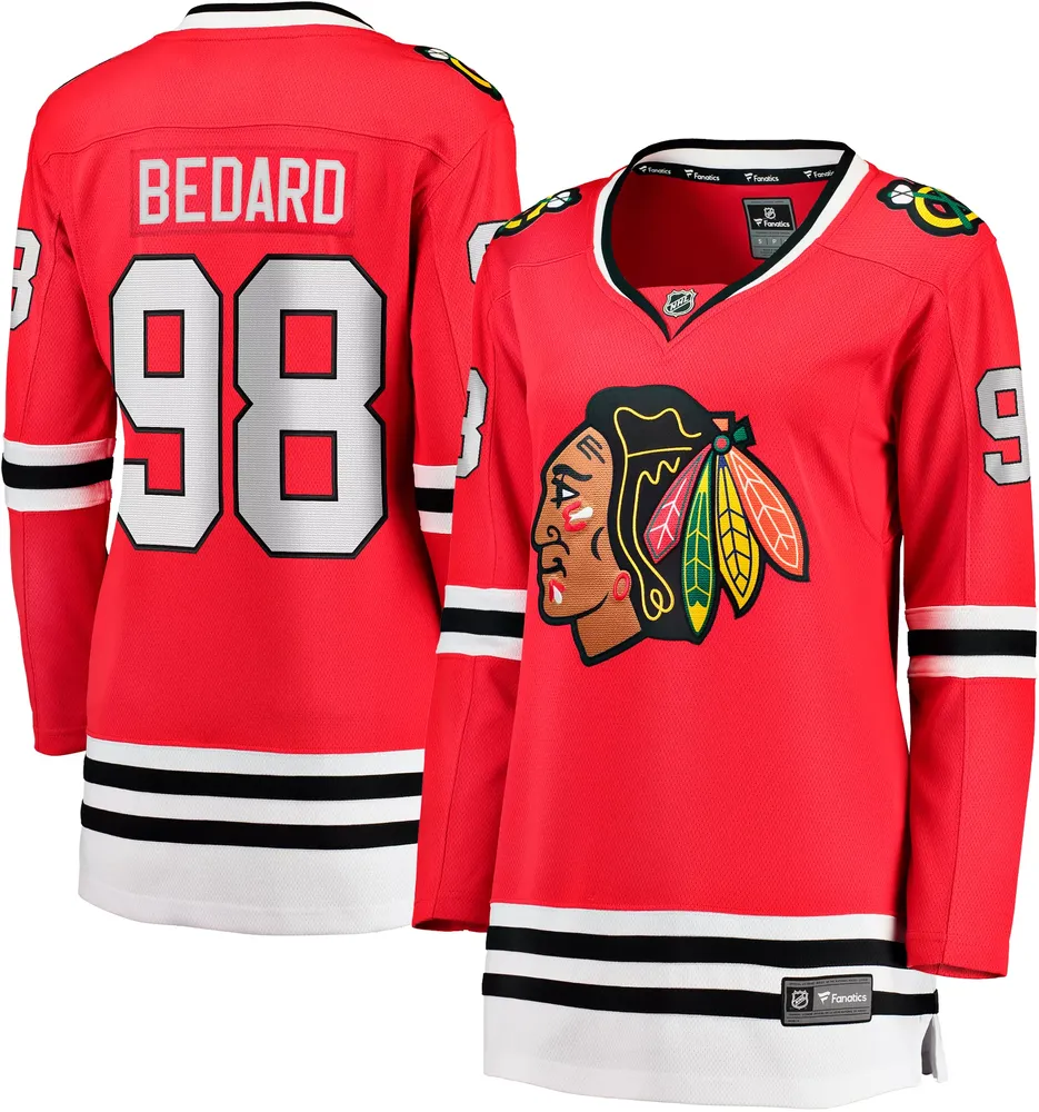 NHL Women's Chicago Blackhawks Connor Bedard #98 Home Replica Jersey