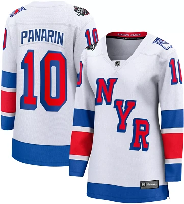 NHL Women's 2023-2024 Stadium Series New York Rangers Artemi Panarin #10 White Replica Jersey