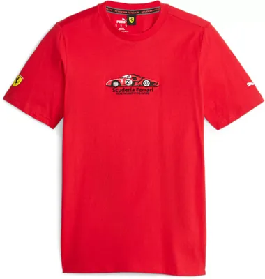 Puma Adult Ferrari Racing Logo T-Shirt