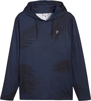 PUMA X PTC Men's Palm Tree Print Golf Hoodie