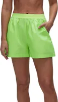 Good American Women's Coated Poplin Shorts