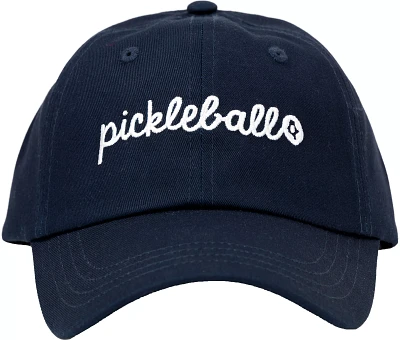 Ame and Lulu Adult Heads Up Navy Pickleball Stitched Baseball Hat