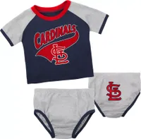 MLB Team Apparel Infant St. Louis Cardinals Navy Slugger Creeper