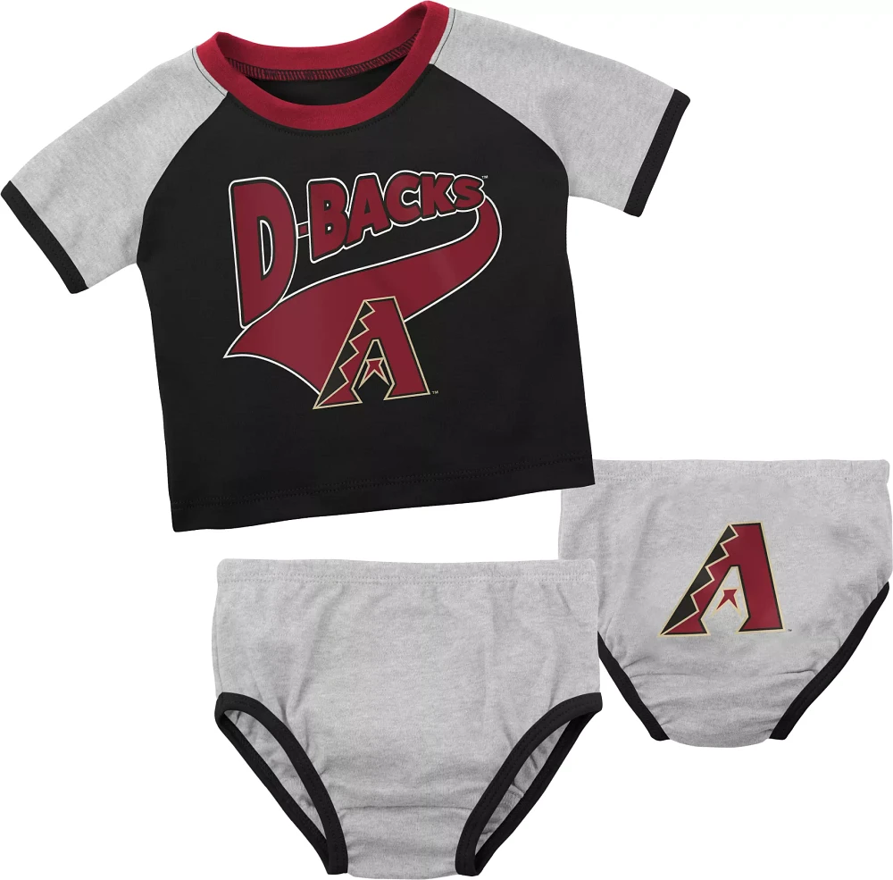 MLB Team Apparel Infant Arizona Diamondbacks Black Slugger Creeper