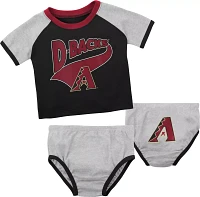 MLB Team Apparel Infant Arizona Diamondbacks Black Slugger Creeper