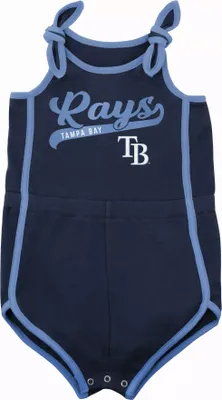 MLB Team Apparel Infant Tampa Bay Rays Navy Homerun Romper