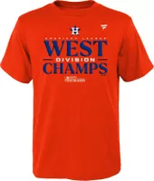 MLB Team Apparel Youth 2023 Division Champions Houston Astros Locker Room T-Shirt